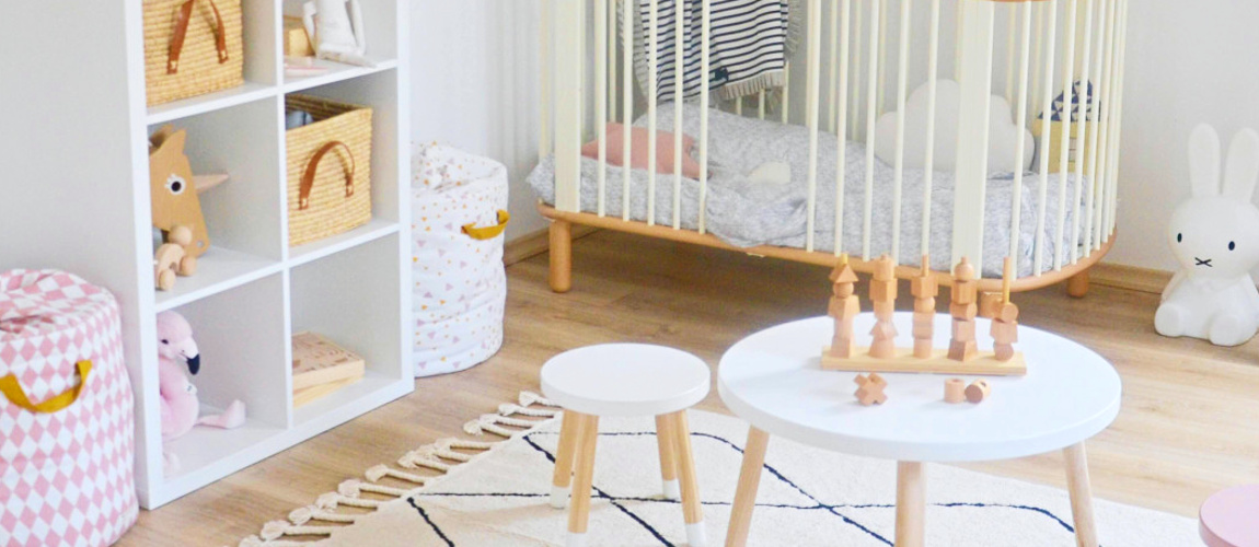 Cameră de copil în stil scandinav