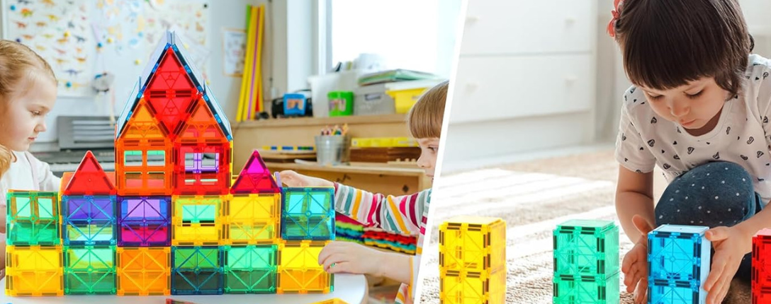 Construcții magnetice: O cale distractivă pentru dezvoltarea motricității și creativității copiilor