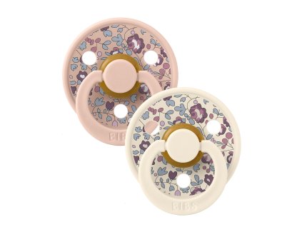 Anatomické cumlíky Liberty Colour 2ks, Ivory/Blush | BIBS