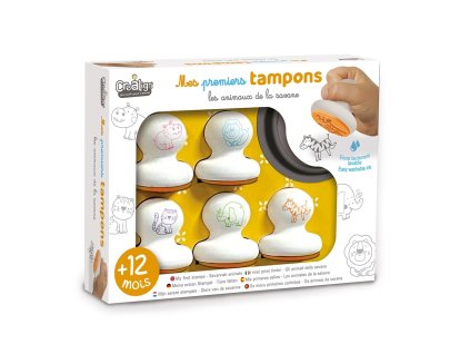 Moje prvé pečiatky Zvieratká zo savany 6 ks