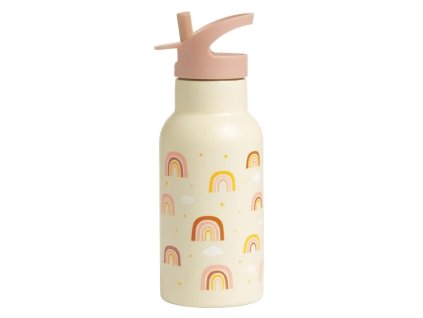 Nápojová detská fľaša z nehrdzavejúcej ocele: Dúhy