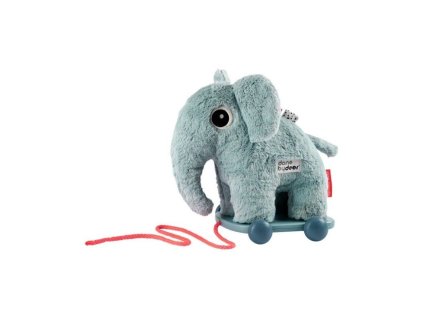 Hračka na kolieskach Elphee, modrá | Done by Deer