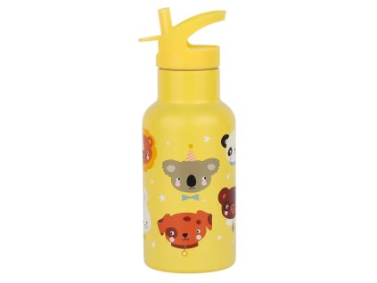 DBSSAF87 LR 1 Stainless steel drink bottle Animal friends.jpg 1