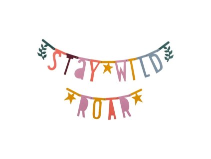 Písmenkový banner, farebný | A Little Lovely Company