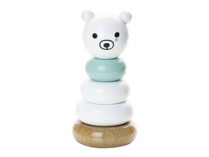 Drevená vežička Smutný medvedík | Vilac