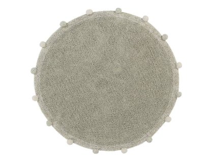 Koberec Bubbly, olive-natural (O120cm) | Lorena Canals