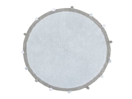 Koberec Bubbly, soft blue (O120cm) | Lorena Canals