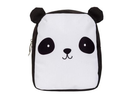 Detský batoh Panda, čierno-biely | A Little Lovely Company