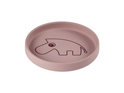 Silikónový tanier Zebee, ružový| Done by Deer