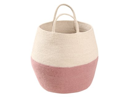 Úložný kôš Zoco, ash rose-natural | Lorena Canals