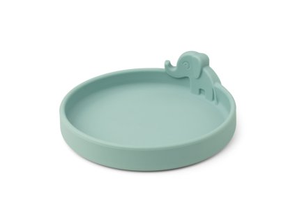 Silikónový tanier Peekaboo, modrá | Done by Deer