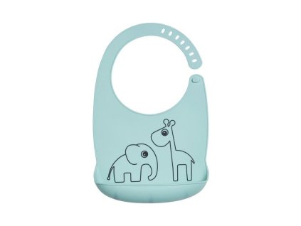 Silikónový podbradník, modrý | Done by Deer