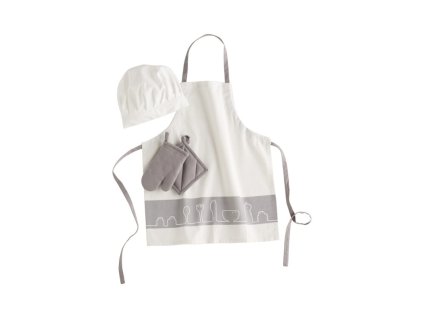 Kuchárska zástera, čiapka a chňapky | Kids Concept