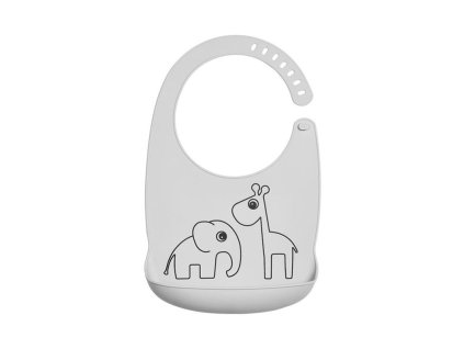 Silikónový podbradník, sivý | Done by Deer