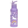 XL nerezová detská fľaša na pitie: Unicorn
