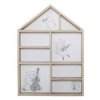 Polička v tvare domčeka Zvieratká | Bloomingville
