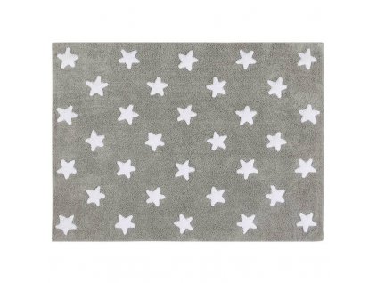 Koberec Stars, sivá/biela (120x160cm) | Lorena Canals