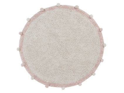 Koberec Bubbly, natural-vintage nude (O120cm) | Lorena Canals