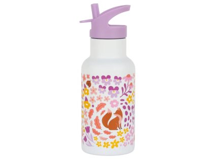 DBSSFG89 LR 1 Stainless steel drink bottle Flower garden.jpg 1