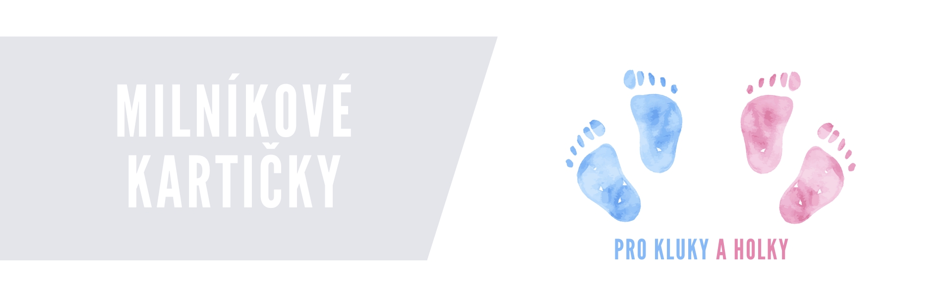 Milníkové kartičky pro holky a kluky