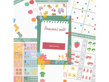Pracovní sešit čísla a barvy