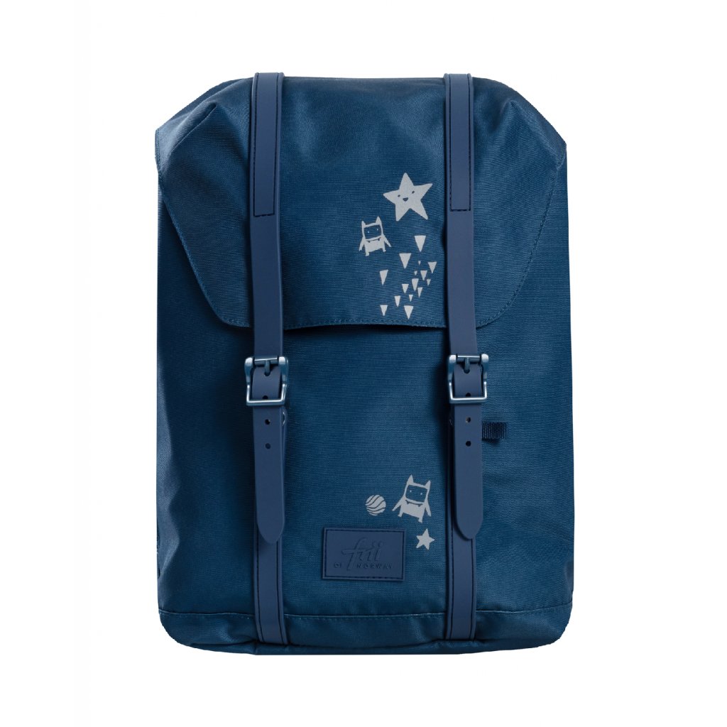 Levně Ergonomický školní batoh Frii of Norway 22L Night Blue