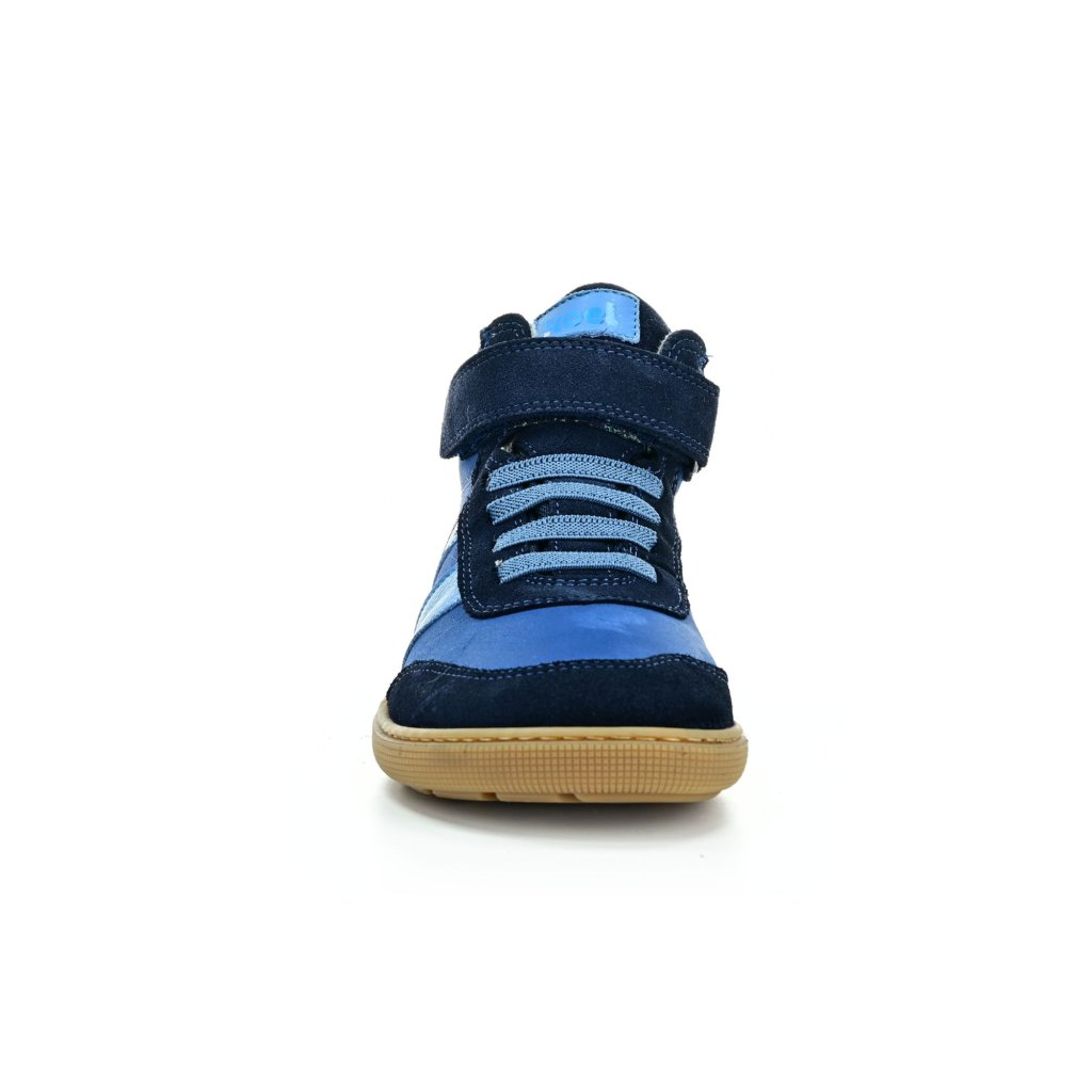 Koel Devo Tex Print Merin Blue zimní barefoot boty