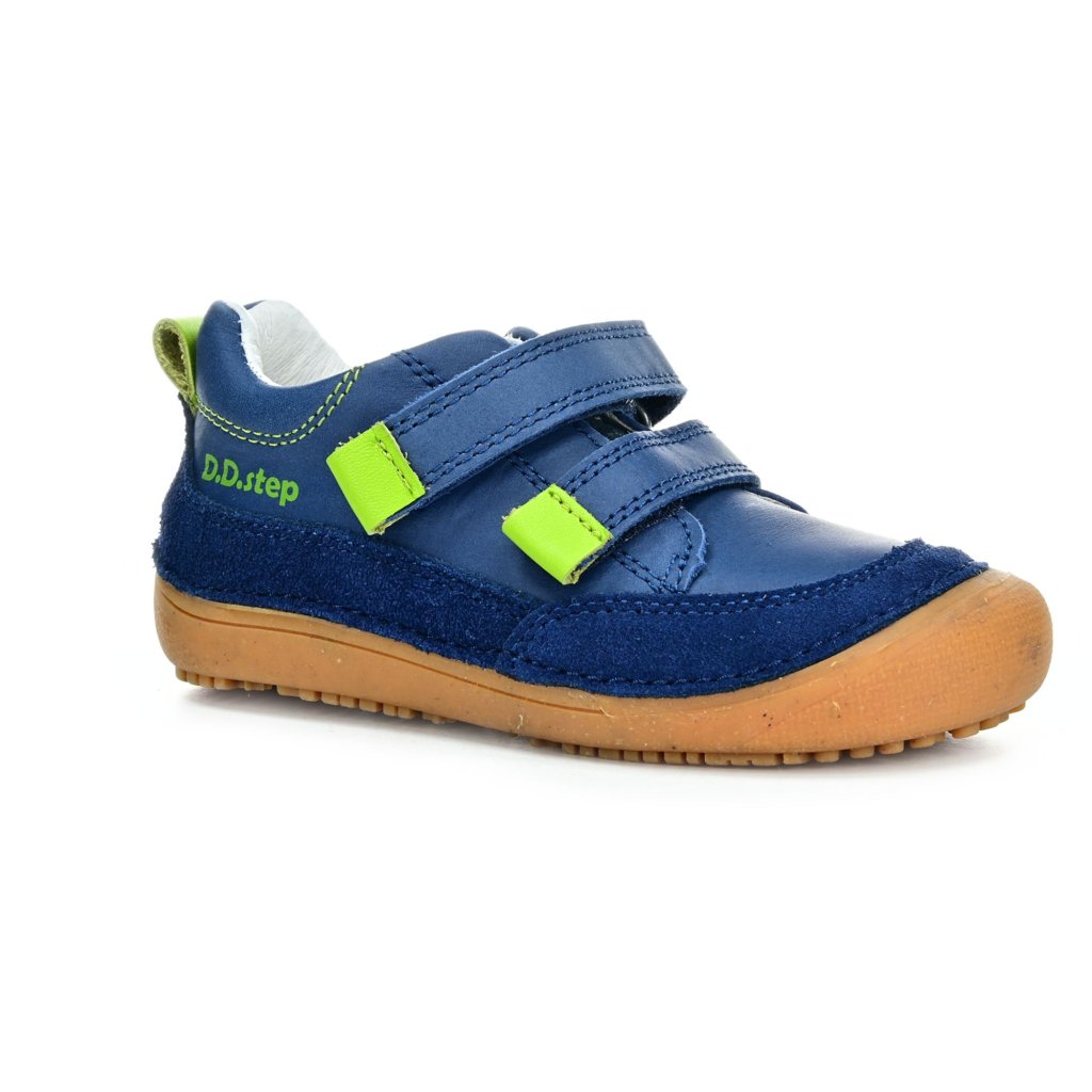 D.D.Step S063-51483 Royal Blue celoroční kotníkové barefoot boty