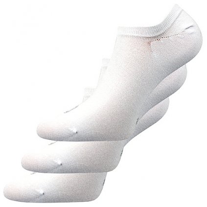 bílé nízké ponožky