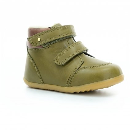 Bobux Timber Arctic Olive barefoot boty (Step Up)