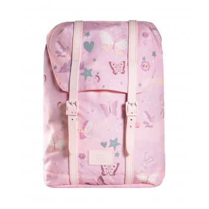 Ergonomický školní batoh Frii of Norway 22L Pink Butterfly