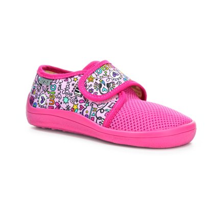 Beda Music jarní barefoot tenisky (BF 0001/TXS/1W)