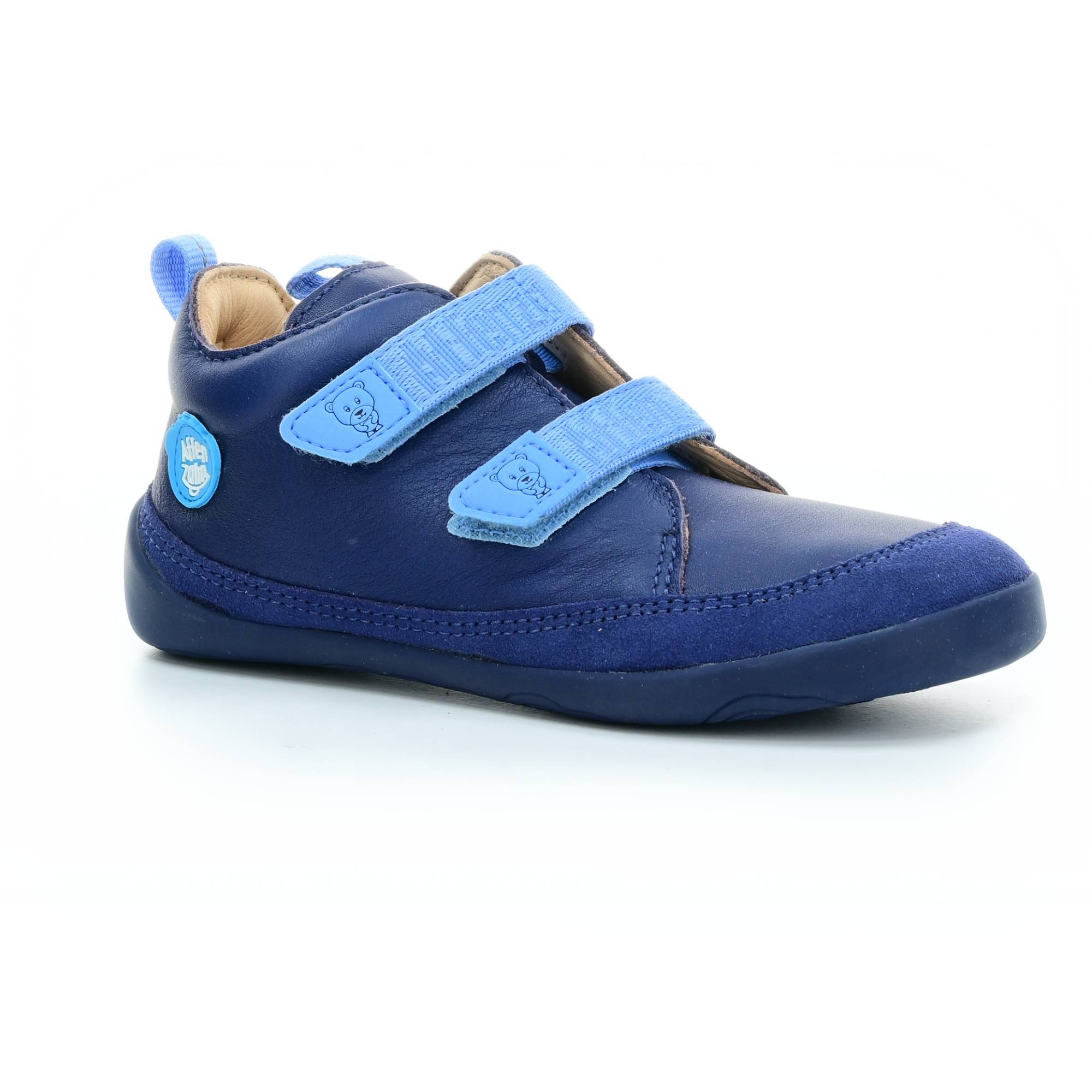 Levně boty Affenzahn Leather Sneakers Bear Brown/Blue