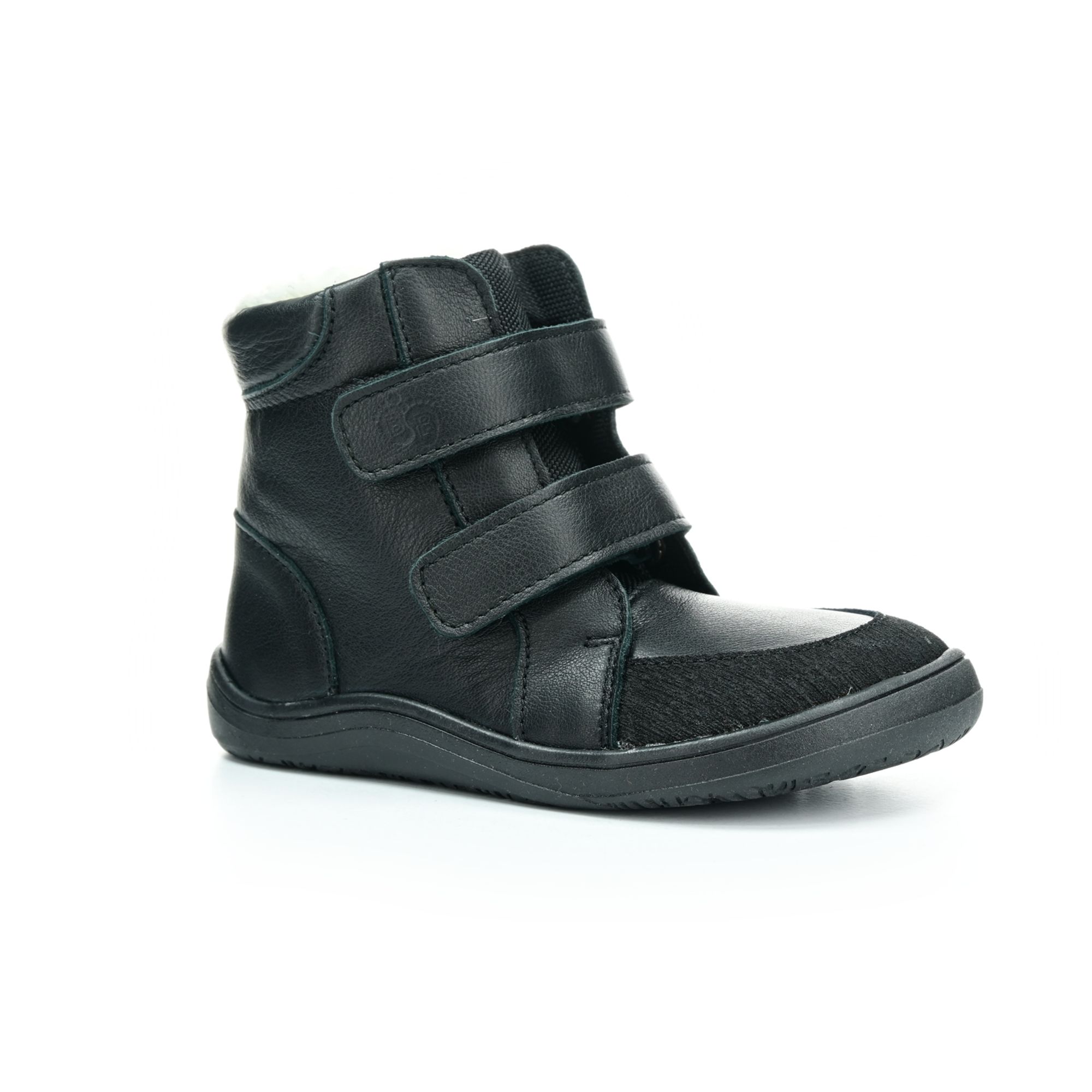 Levně Baby Bare Shoes Baby Bare Febo Winter Black (s membránou/Asfaltico) zimní barefoot boty