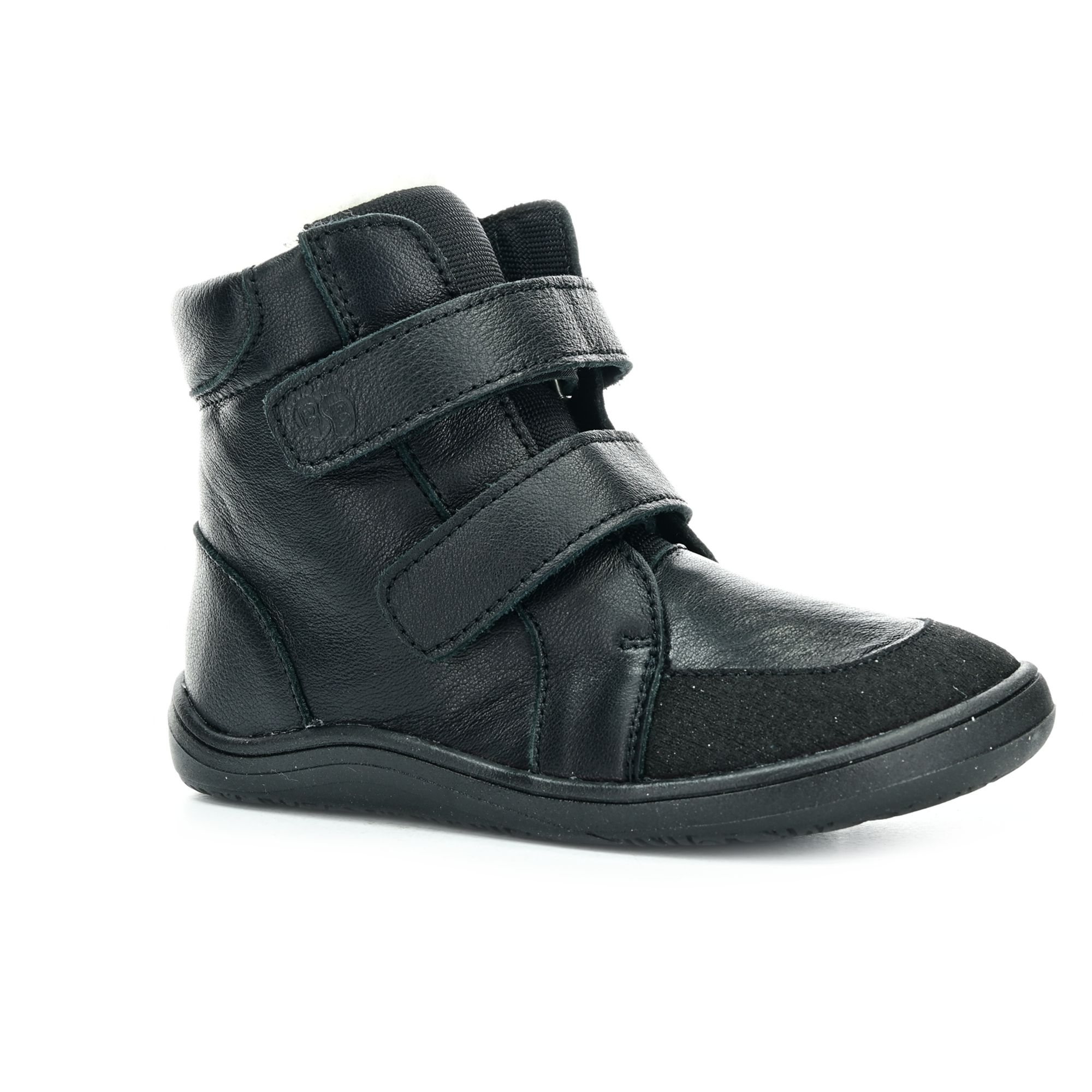 Levně Baby Bare Shoes Baby Bare Febo Winter Black zimní barefoot boty