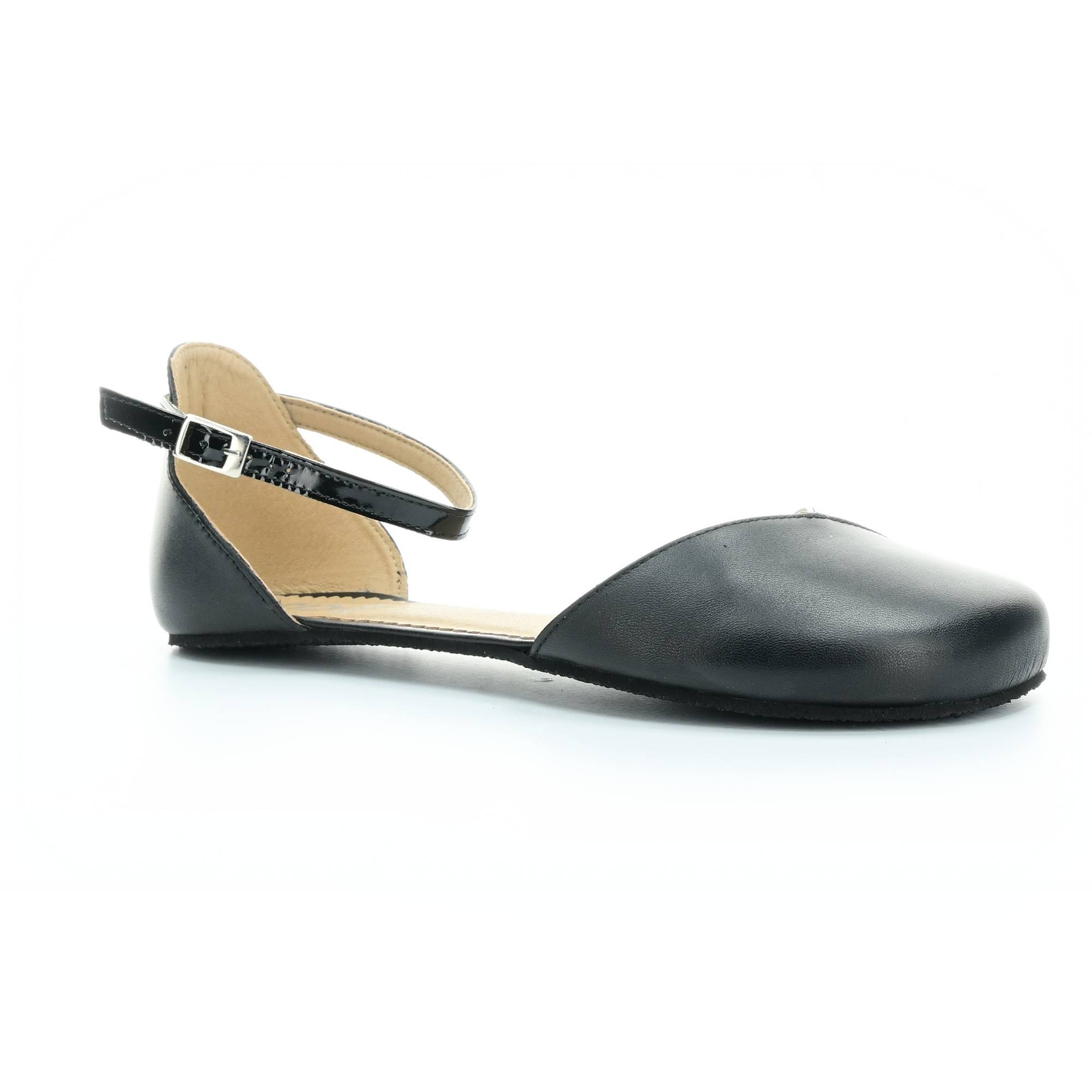 SHAPEN SANDÁLY POPPY Regular Black Dámské barefoot sandály