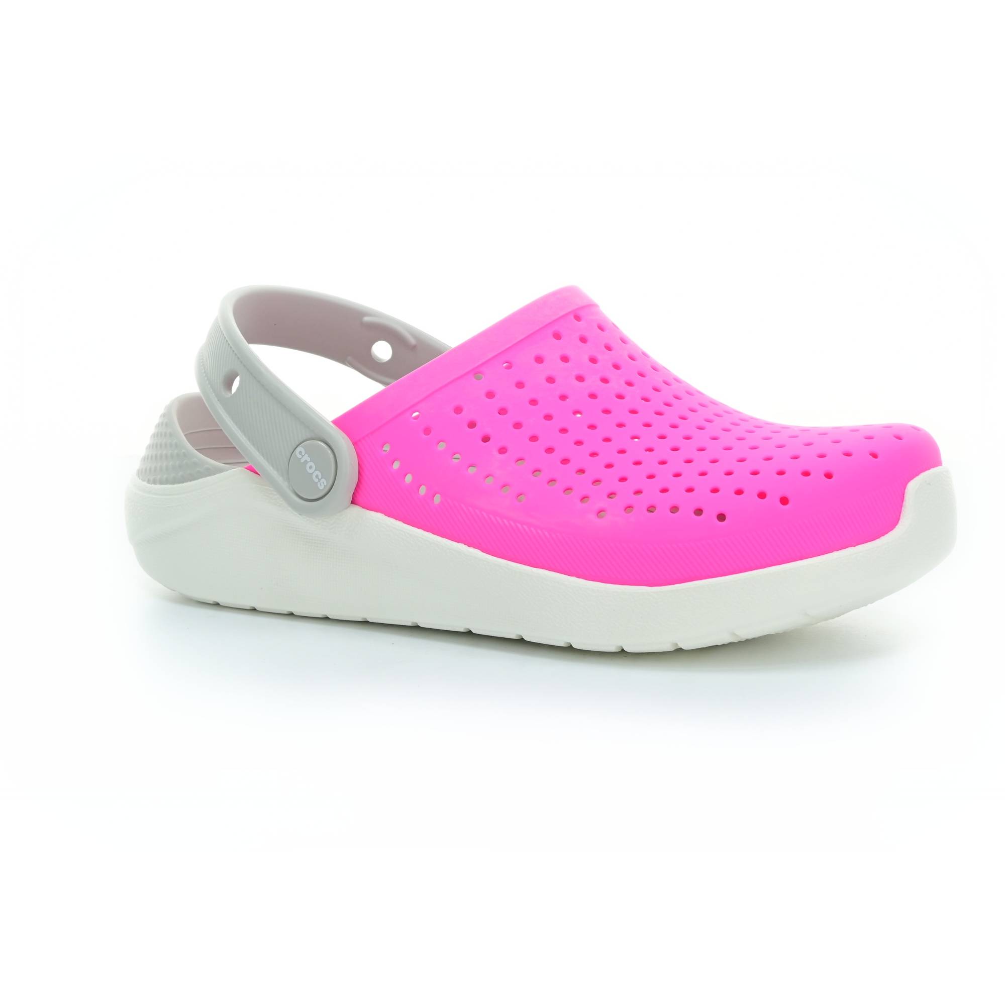 Levně pantofle Crocs Literide Clog Electric Pink/White