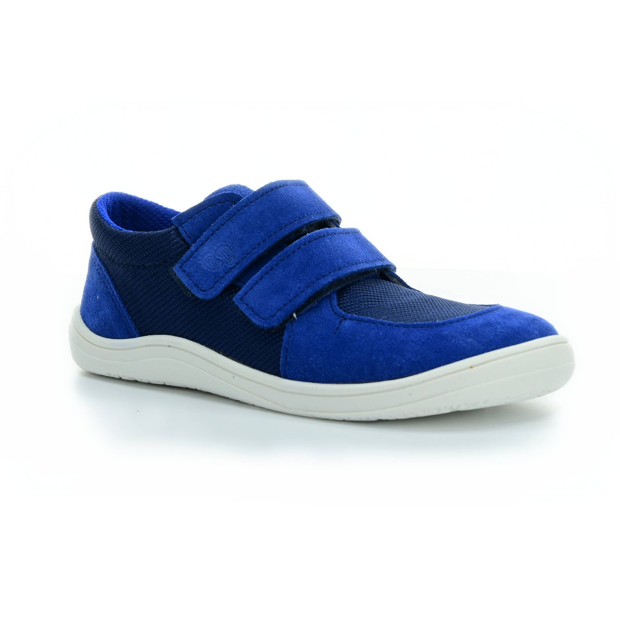 Levně Baby Bare Shoes Febo Sneakers Navy on white jarní barefoot tenisky