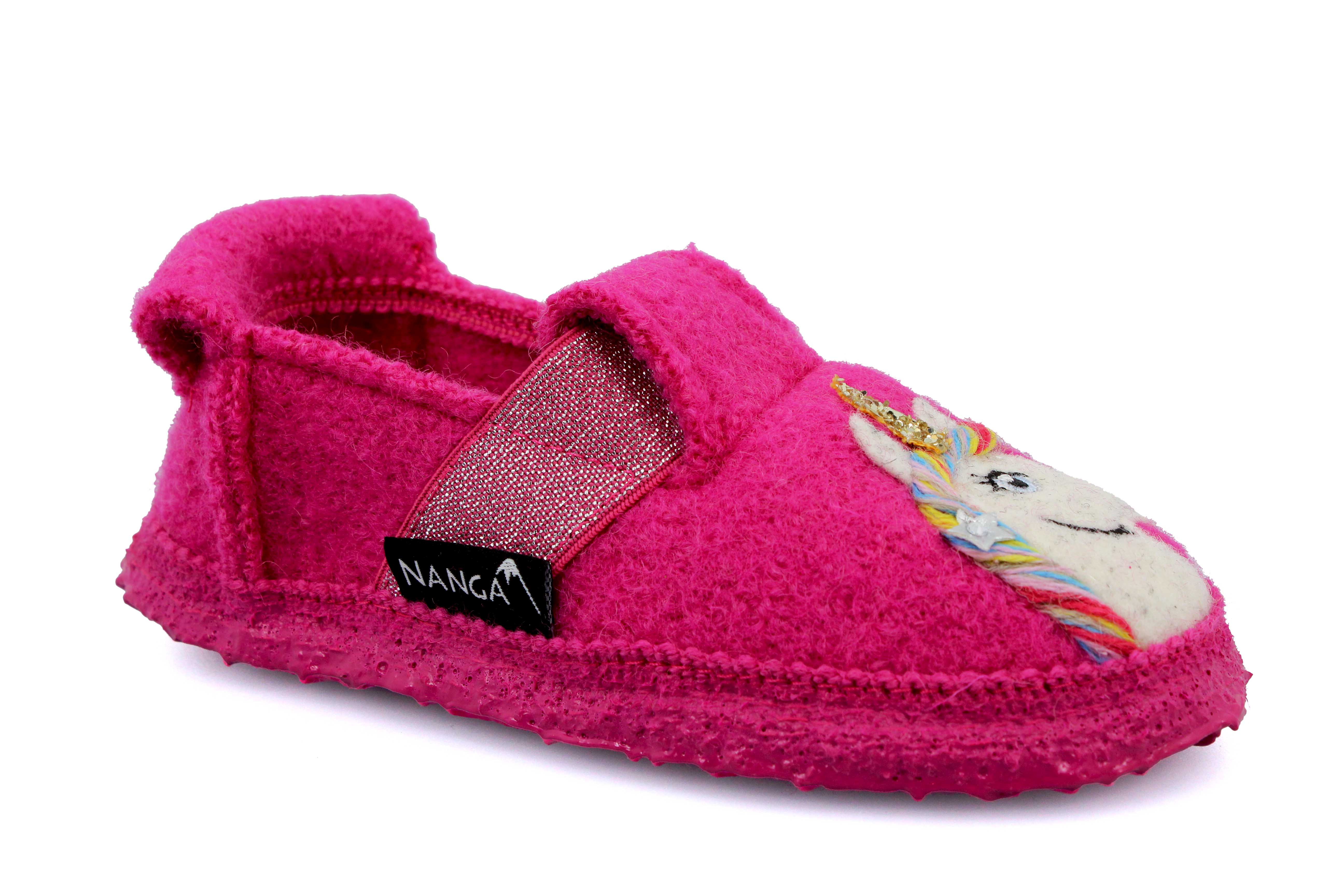 Levně Nanga Unicorn pink barefoot bačkory