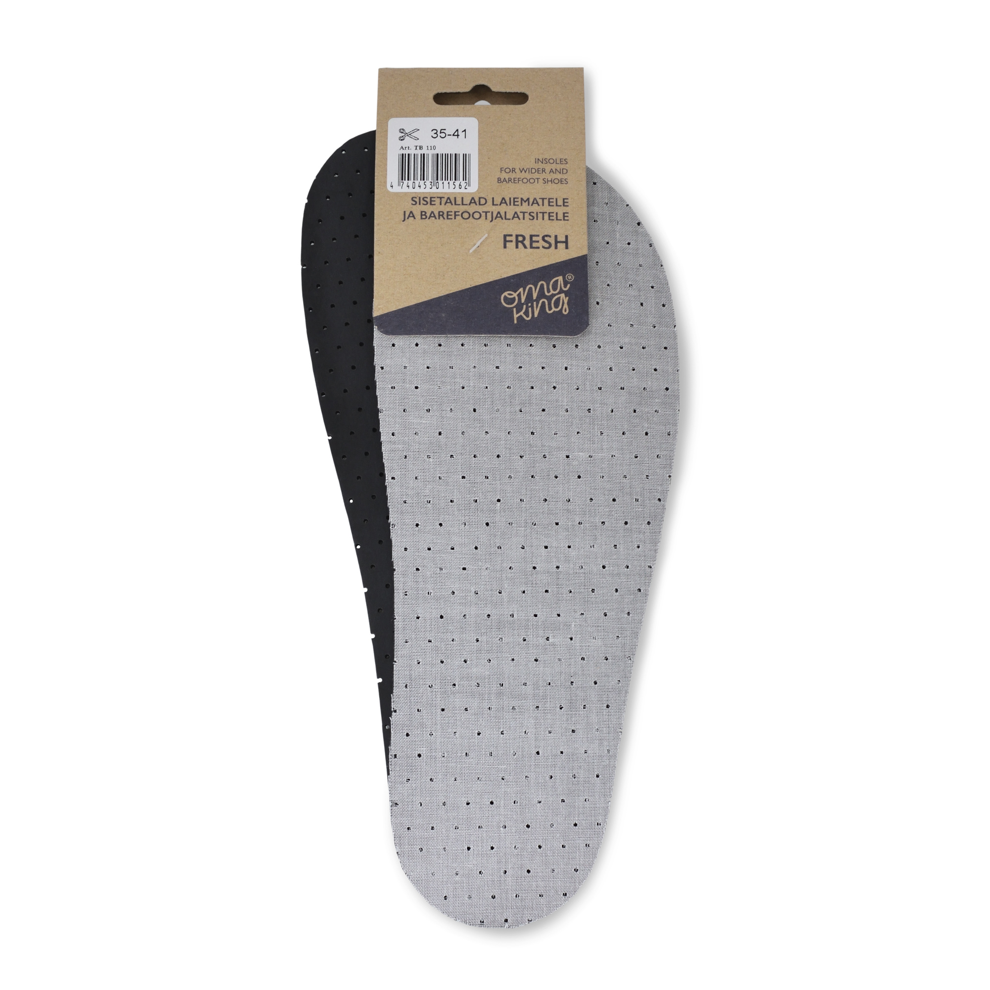 Levně vložky do bot OmaKing barefoot Insoles Fresh Velikost ponožek: 42-46 EU