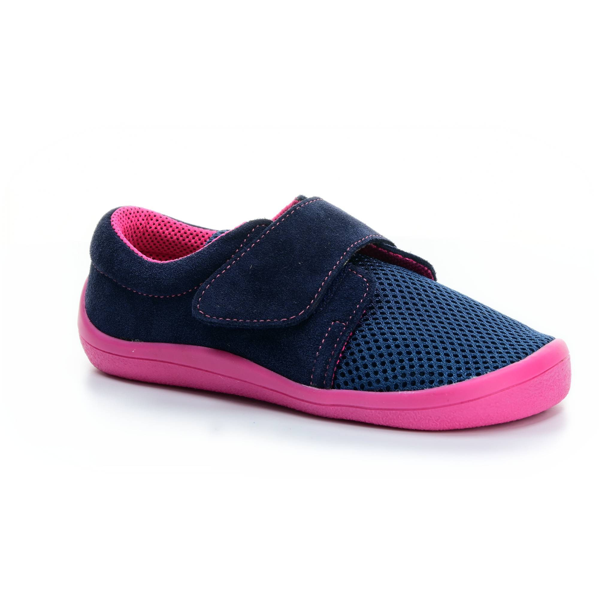 Levně Beda Elisha (BF 0001/SK/1W síťovina s kůží) barefoot tenisky