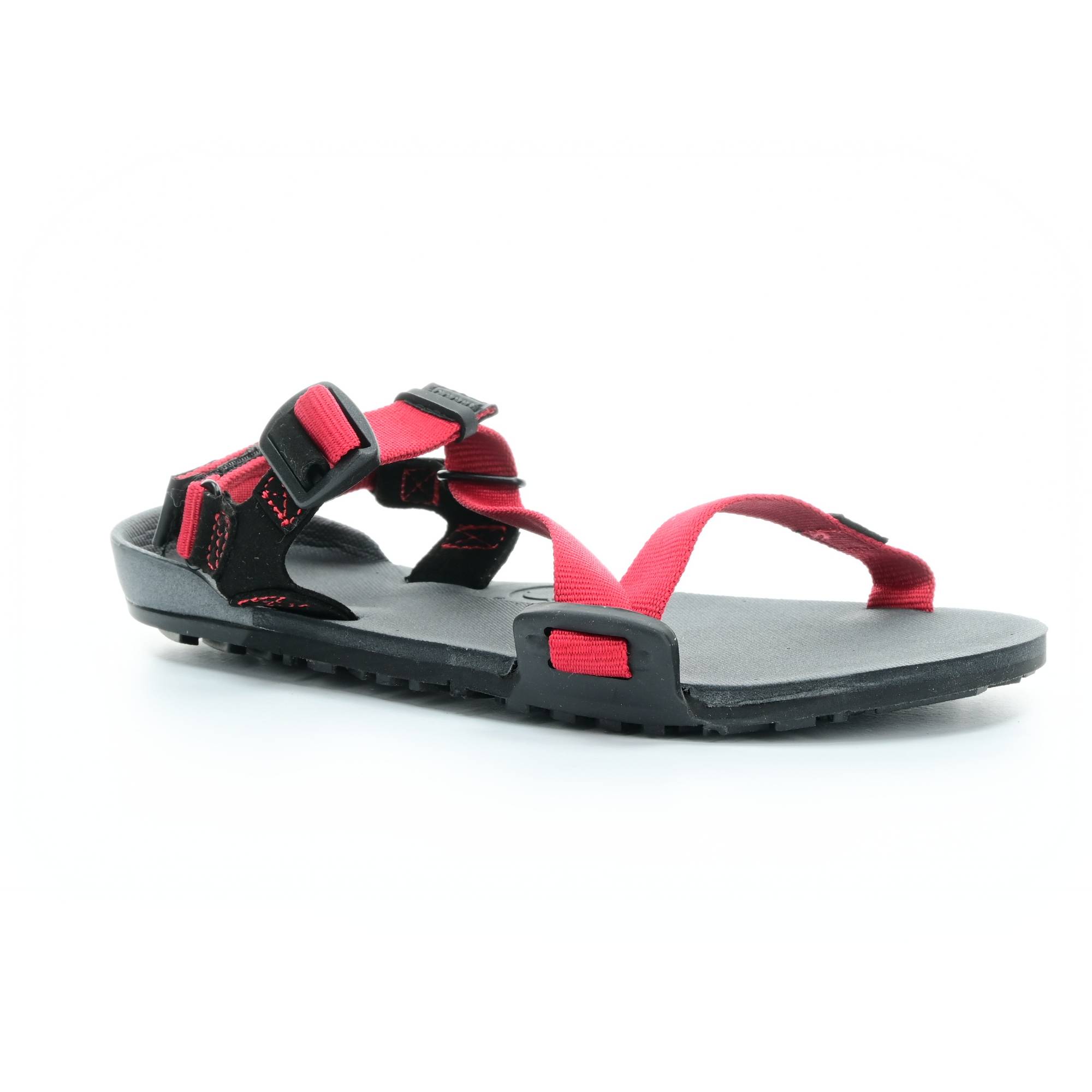 Levně sandály Xero shoes Z-trail Youth Charcoal/Red Pepper
