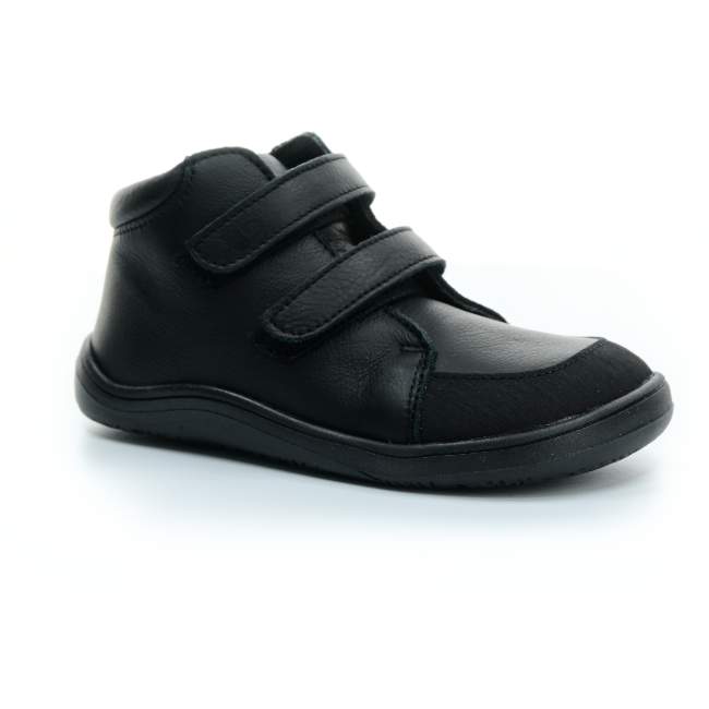 Levně Baby Bare Shoes Baby Bare Febo Fall Black asfaltico (s membránou) celoroční barefoot boty