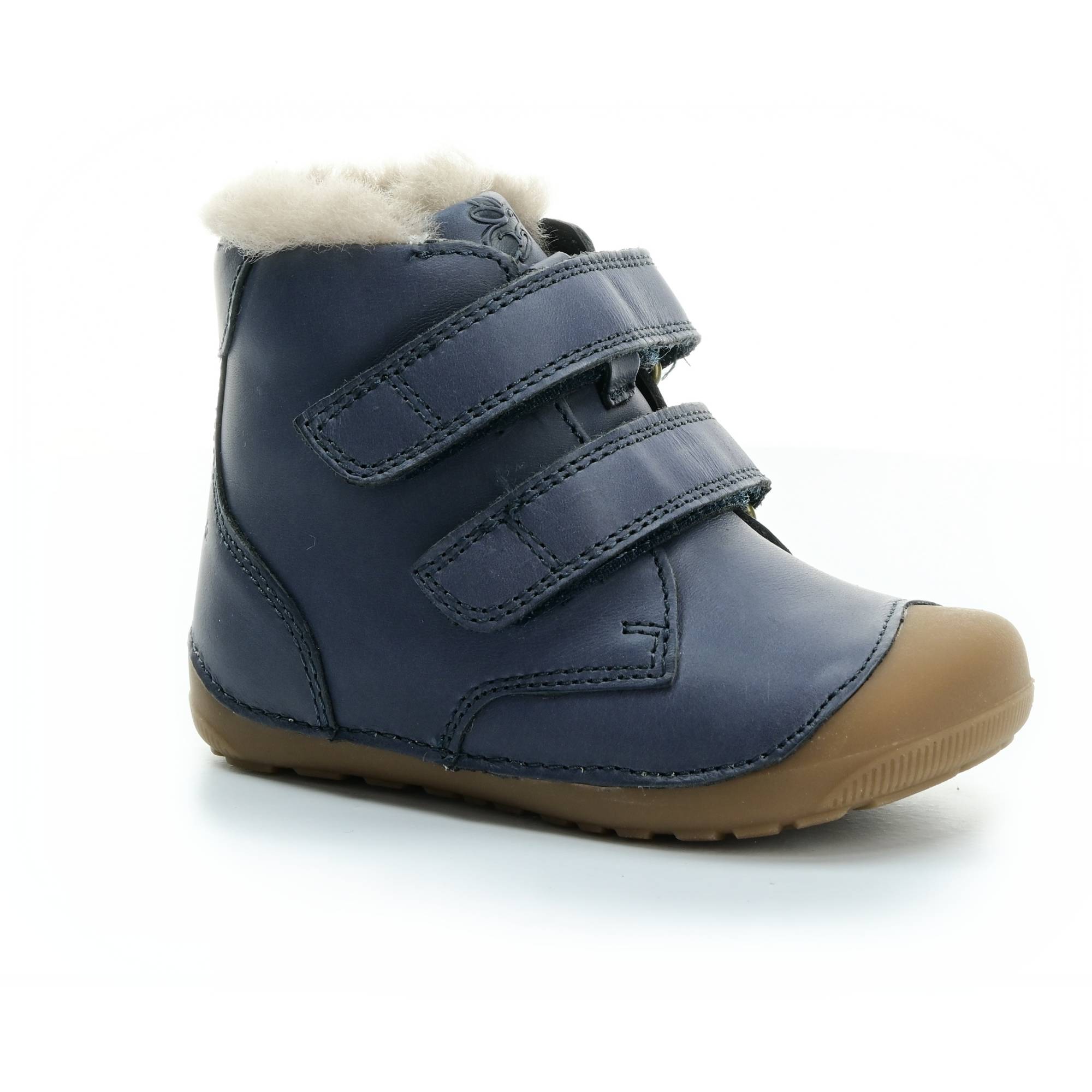 Levně Bundgaard Petit Mid Lamb II Navy zimní barefoot boty