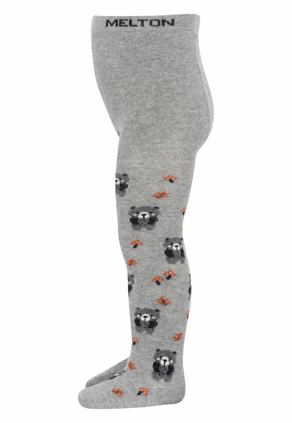 Levně Punčocháče Melton Bear Light Grey Velikost ponožek: 116