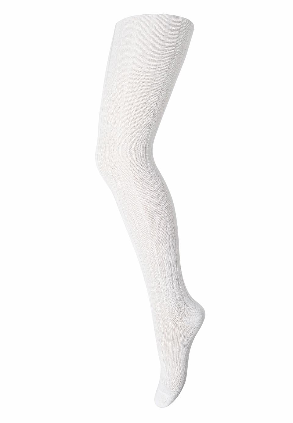 Levně Punčocháče Melton Cotton Rib White Velikost ponožek: 100