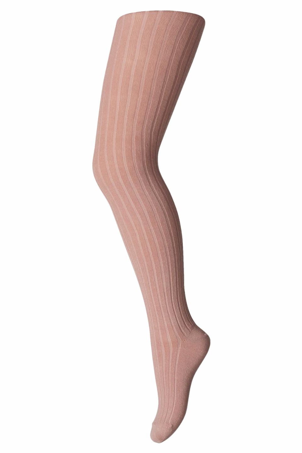 Punčocháče Melton Cotton Rib Wood Rose