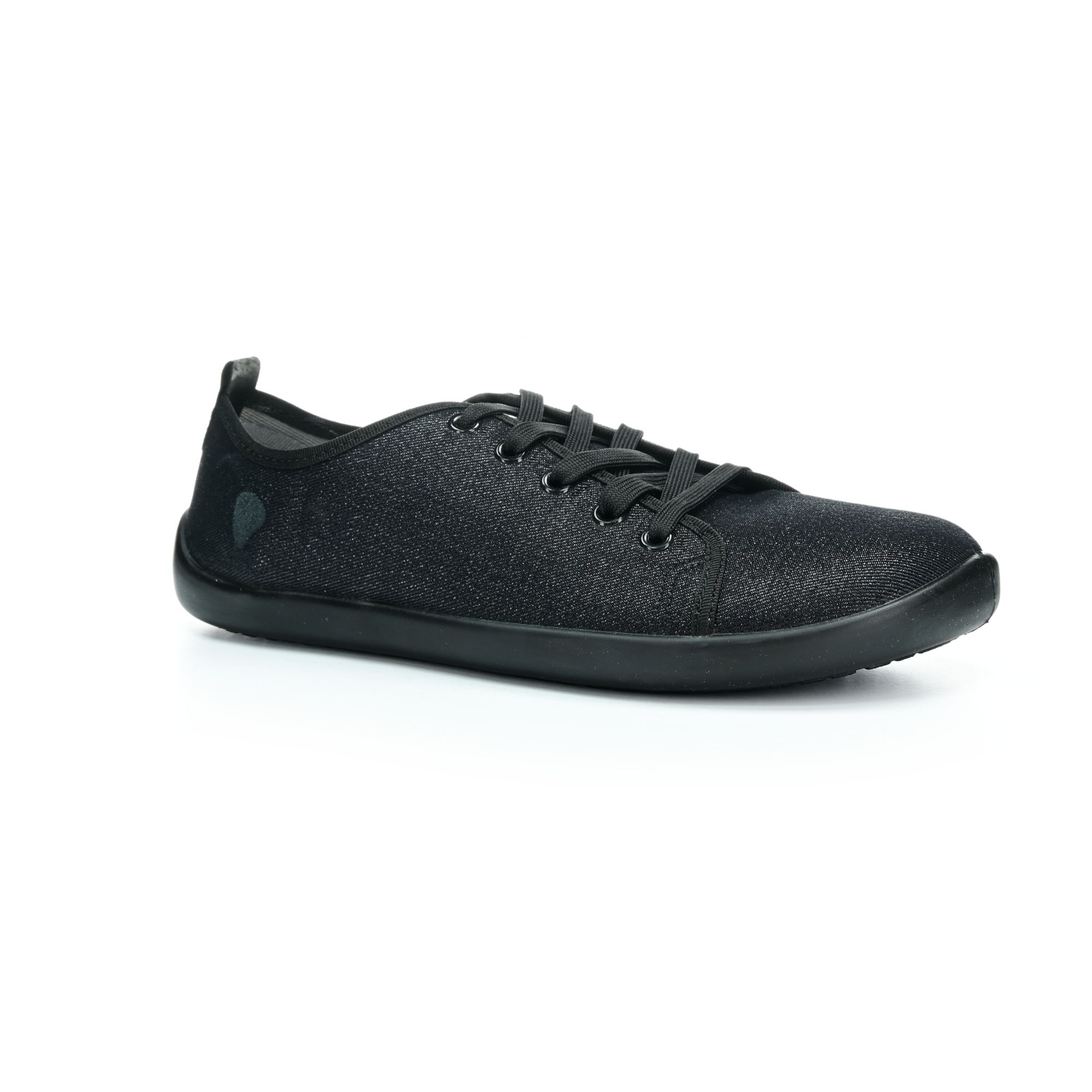 Levně Anatomic Natural canvas 1N01 černá s černou podrážkou barefoot boty