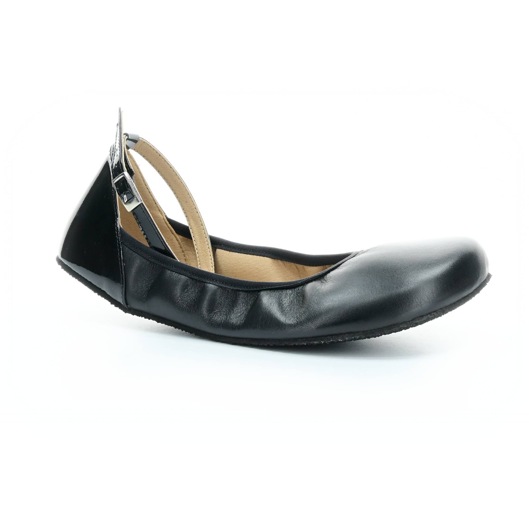 Levně Shapen Tulip 3.0 Black Wide barefoot baleríny