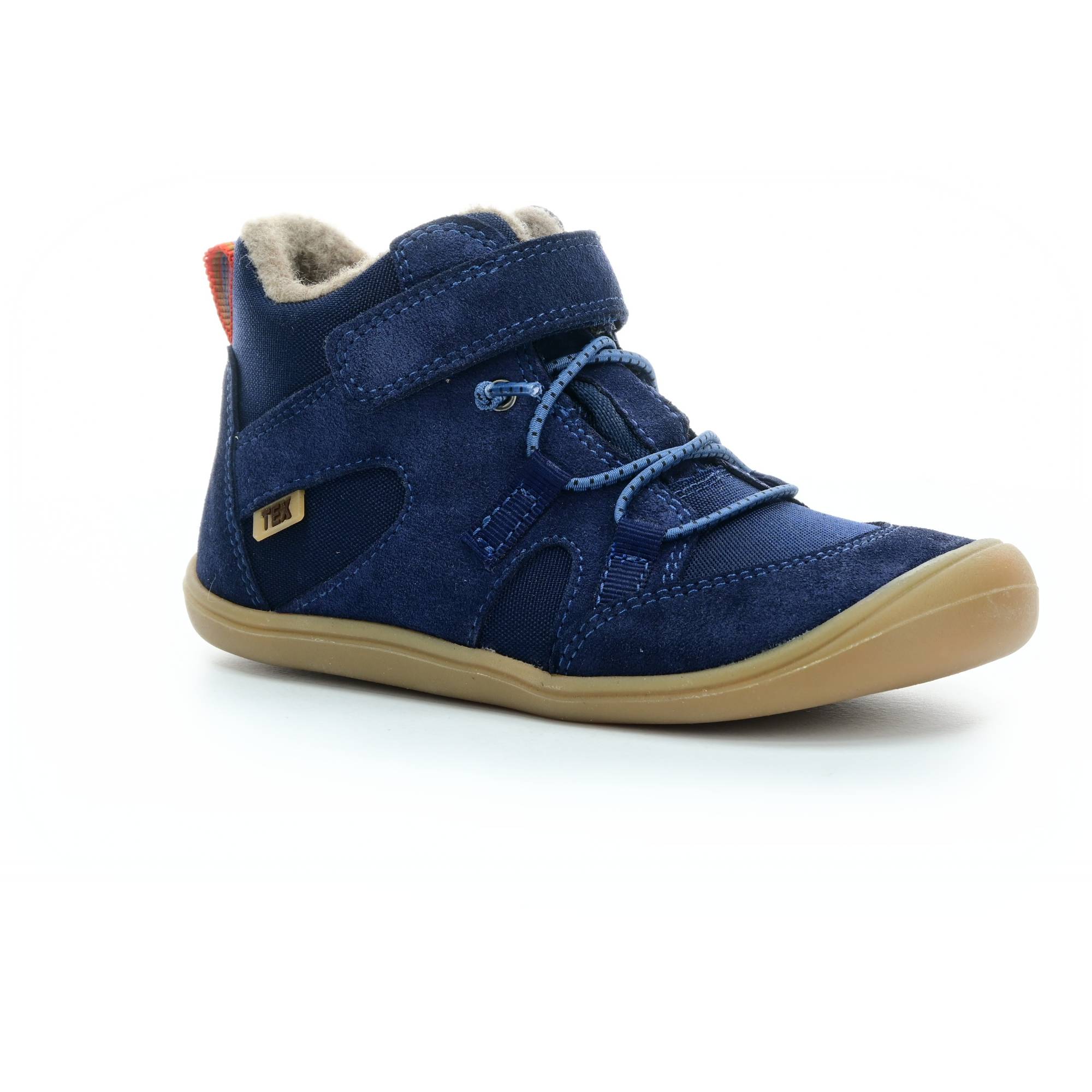 Levně Koel Koel4kids Beau Wool blue zimní barefoot boty